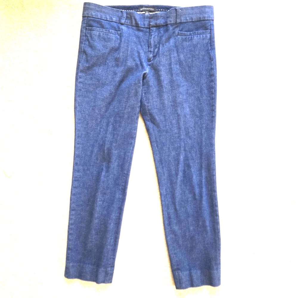 Banana Republic Blue Sloan Ankle Pants